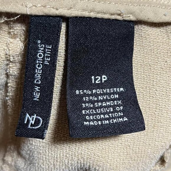 New Directions Petite size 12 Corduroy pants, excellent condition - Picture 3 of 5